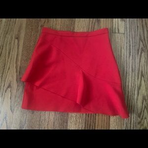 RED TOPSHOP SKIRT